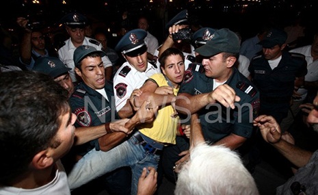 "Stand up, Armenia" Protest in Yerevan